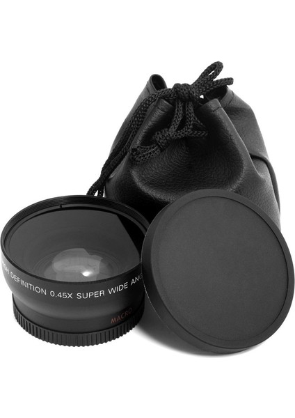 Canon Nikon Sony Pentax 52MM Dslr Kamera Için Makro Lensli Hd 52MM 0.45X Geniş Açı Lens (Yurt Dışından) modelleri