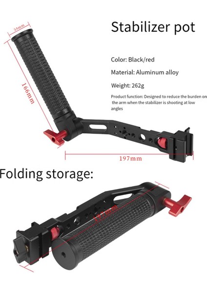 Djı Rs4 Rs 4, Rs 4 Pro, Rs 3 Mini, Rs 3, Rs 3 Pro Sabitleyici Tutacağı, B Için Ayarlanabilir Askı Tutacağı Gimbal Askı Kolu (Yurt Dışından) modelleri