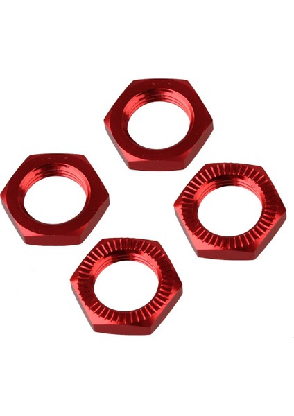 17MM Yükseltme Tekerlek Altıgen Hub Somun Kapağı N10177 Rc1:8 Model Araba Için, Kırmızı (Yurt Dışından)