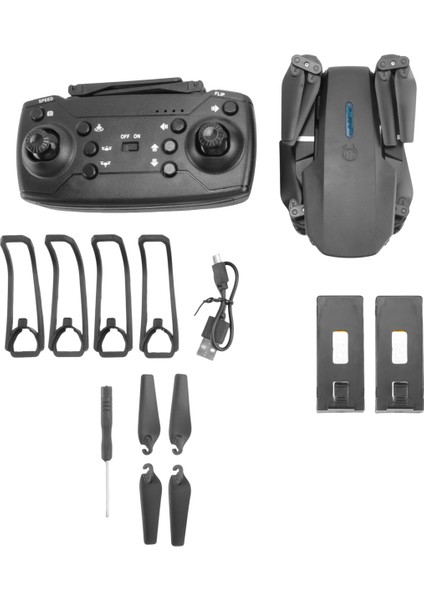 Pro Drone 4K Hd Kamera Katlanabilir Drone Yüksekliği Sabit Uzaktan Kumanda Pro Wifi Drone Hediye Oyuncaklar Bir Kamera 3 Pil (Yurt Dışından)