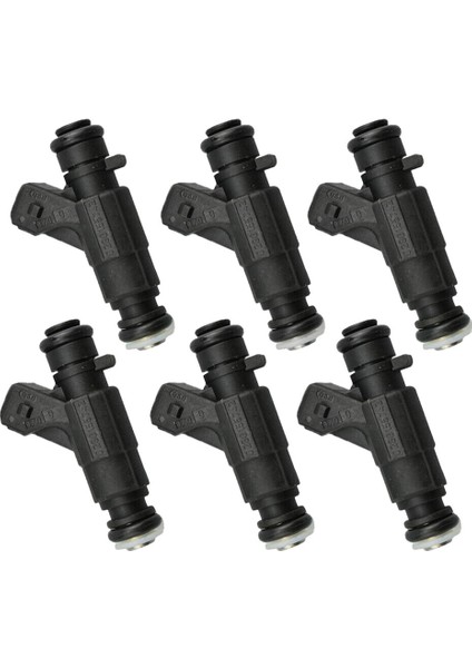 Mercedes Benz CLK320 E320 C280 ML320 3.2l 2.8l V6 1998-2000 Için 6 Yakıt Enjektörü Seti A1120780049 0280155742 (Yurt Dışından)
