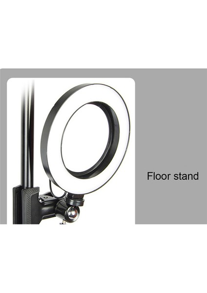 16CM Selfie Halka Işığı Dizüstü Bilgisayar Masaüstü Halka Lambası Video Konferans Aydınlatması Tripod Telefon Tutucu Klipsli (Yurt Dışından) fırsatları