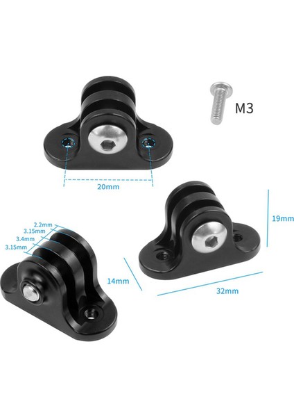 GOPRO12/11 Kamera Kronometre Braketi Delik Mesafesi 20-22MM Kronometre Uzatma Metal Dönüştürülebilir Tutucu, A (Yurt Dışından) fiyatları