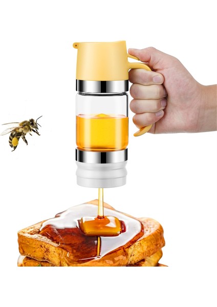 Bal Dağıtıcı Kavanoz, 10 Oz Damlamayan Saplı Cam Bal Damlatıcı, Ekmek, Kahve Veya Çay Için Bal Şurubu Dağıtıcı (Yurt Dışından)