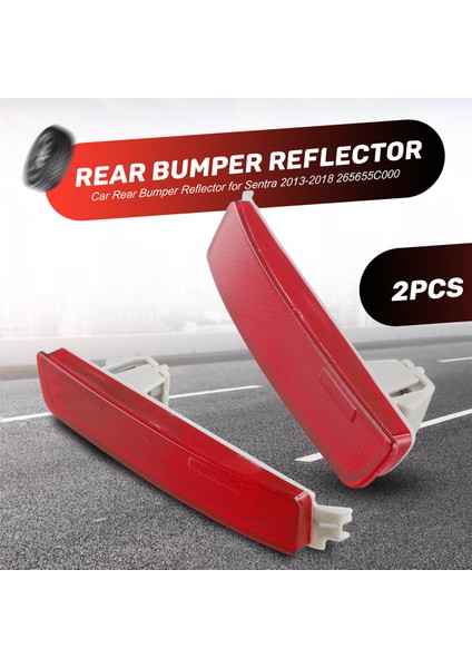 Nissan Sentra 2013-2018 Için Araç Arka Tampon Reflektörü 265655C000 (Yurt Dışından) fırsatları