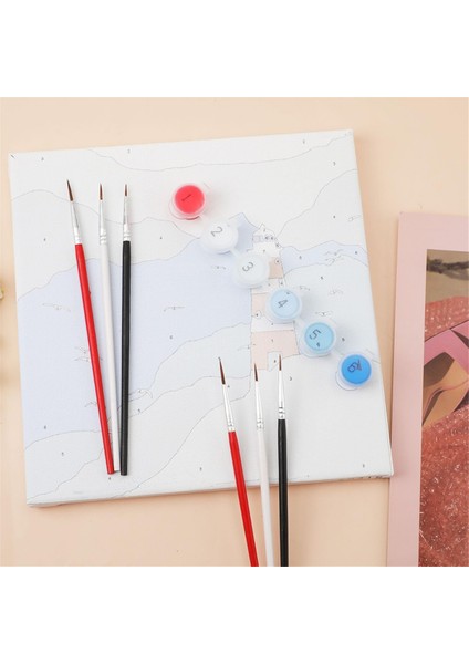 30 Adet Küçük Detay Boya Fırçası, 3 Boyut 0 00 000 El Sanatları Suluboya Akrilik B Için Küçük Çizgili Uçlu Boya Fırçaları (Yurt Dışından) fırsatları