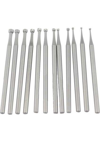 12 Adet Açık Ağızlı Bardak Burr - 3/32 Inç Saplı Açık Ağızlı Bardak Şeklinde Tel Yuvarlatma Uçları Mücevher Yerleştirme Taş Işleme Uçları (Yurt Dışından)