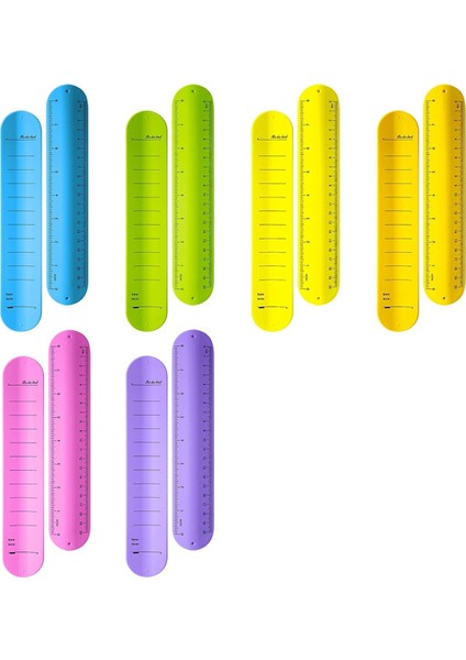 12 Adet Tokat Silikon Hatırlatma Bilekliği 9,4 x 1,8 Inç Yeniden Kullanılabilir Giyilebilir Bilek Not Defteri Yazılabilir Su Geçirmez Silinebilir Bileklik (Yurt Dışından)