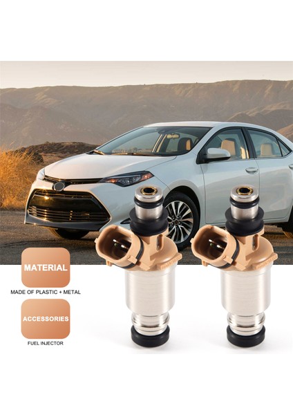 Toyota Corolla AE110 4AFE 5AFE 23209-16150 Için 4 Adet/grup 23250-16150 Yakıt Enjektör Memesi (Yurt Dışından) fırsatları
