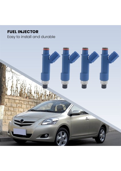 4 Adet/grup 23250-21040 23209-21040 Toyota Yaris 2006-2014 Corolla 2000-2015 Için Araç Yakıt Enjektörü (Yurt Dışından) fırsatları