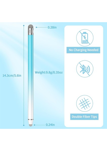 Adet Evrensel Dokunmatik Kalem, Yüksek Hassasiyetli Fiber Uçlar, Iphone/samsung Tablet ve Tüm Dokunmatik Ekranlara Uygun - A (Yurt Dışından) fiyatları