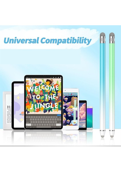 Adet Evrensel Dokunmatik Kalem, Yüksek Hassasiyetli Fiber Uçlar, Iphone/samsung Tablet ve Tüm Dokunmatik Ekranlara Uygun - A (Yurt Dışından) fırsatları