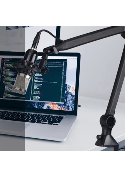 Yeni Masaüstü Mikrofon Tutucu Basın Ayarlanabilir Mikrofon Konsol Standı Süspansiyon Bomlu Makas Kolu Canlı Yayın Için (Yurt Dışından) modelleri