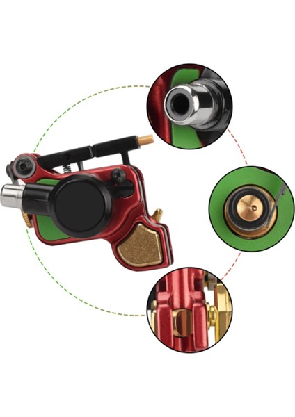 Taşınabilir Döner Dövme Makinesi Alüminyum Alaşımlı Çizgili Gölgelendirici Entegre Makine Vücut Sanatı Aracı Dövme Kalemi Tabancası Rca Bağlantısı (Yurt Dışından) indirimleri