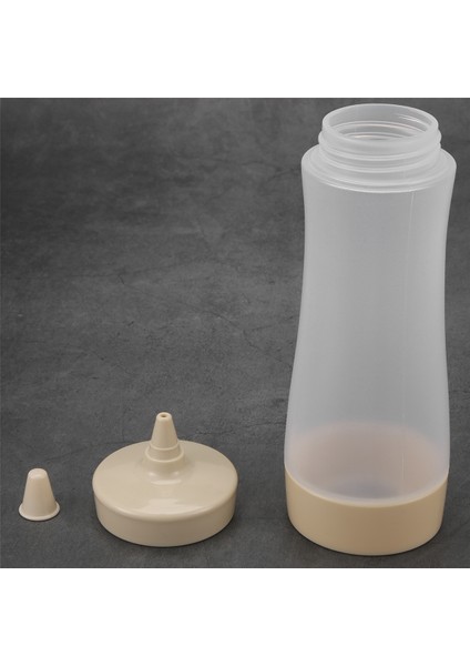 Sıkma Şişesi Mutfak Aksesuarları Sos Teknesi Plastik Sos Sirke Yağ Ketçap Sos Şişesi Baharatlık Bej + Şeffaf (Yurt Dışından) fiyatları