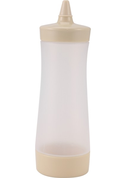 Sıkma Şişesi Mutfak Aksesuarları Sos Teknesi Plastik Sos Sirke Yağ Ketçap Sos Şişesi Baharatlık Bej + Şeffaf (Yurt Dışından) fırsatları