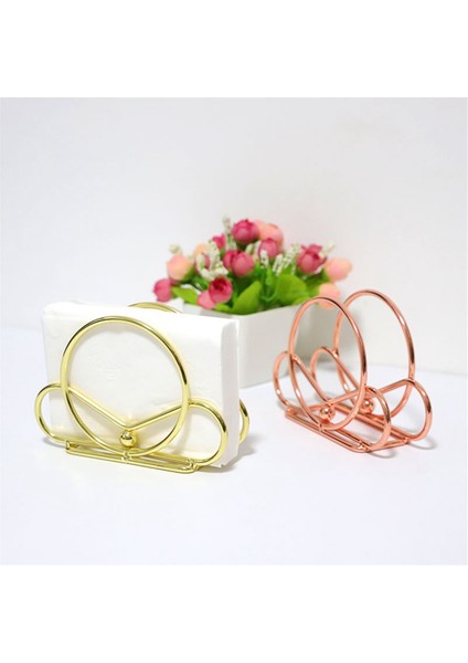 Nordic Dik Peçetelik, Mutfak Tezgahı ve Yemek Masası Için Yuvarlak Peçete Masaüstü Peçete Dispenseri, Gül Altını (Yurt Dışından) fiyatları