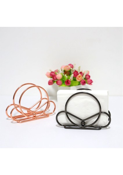 Nordic Dik Peçetelik, Mutfak Tezgahı ve Yemek Masası Için Yuvarlak Peçete Masaüstü Peçete Dispenseri, Gül Altını (Yurt Dışından) modelleri