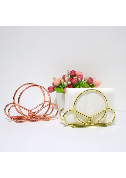 Nordic Dik Peçetelik, Mutfak Tezgahı ve Yemek Masası Için Yuvarlak Peçete Masaüstü Peçete Dispenseri, Gül Altını (Yurt Dışından) indirimleri