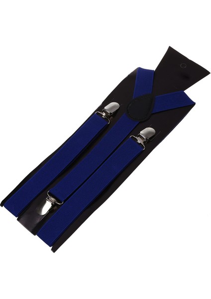 Yetişkin Ayarlanabilir Metal Kelepçeli Elastik Askılar Koyu Mavi (Yurt Dışından) fiyatları