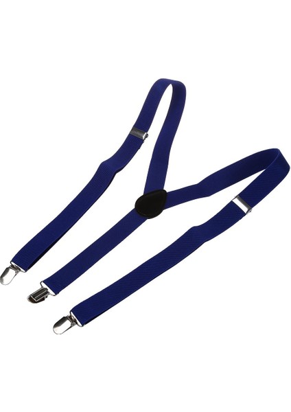 Yetişkin Ayarlanabilir Metal Kelepçeli Elastik Askılar Koyu Mavi (Yurt Dışından) fırsatları