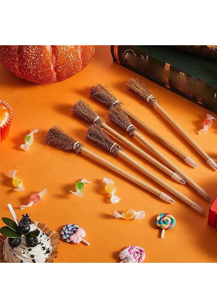 Cadılar Bayramı Için 12 Adet Cadı Süpürgesi Kalemleri, Süpürge Çubuğu Tükenmez Kalemler, Cadılar Bayramı Partisi Hediyeleri, Cadı Süpürgesi Malzemesi Yazısı (Yurt Dışından) indirimleri