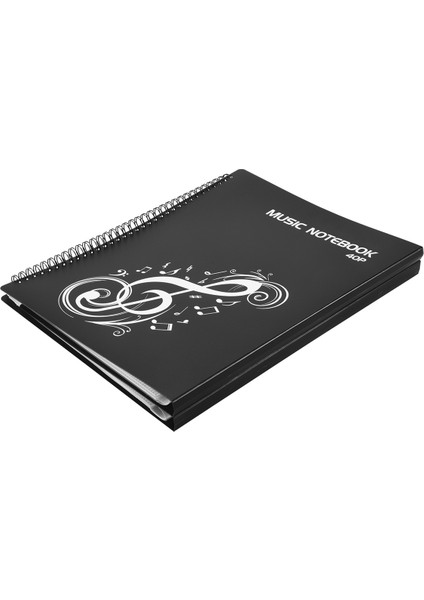 Ptnoka Nota Klasörleri Nota Standı Aksesuarları 4 Sayfa Genişletilebilir Spiral Ciltli 40 Cepli Nota Dosyası (Yurt Dışından)