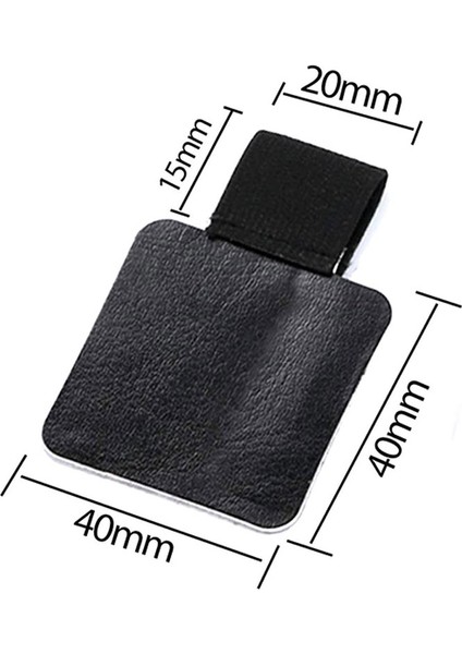 12'li Paket Kalem Askısı, Defterler, Günlükler ve Takvimler Için Kendinden Yapışkanlı Kalem Askısı Kalem Lastiği Askısı (Siyah) (Yurt Dışından) fırsatları