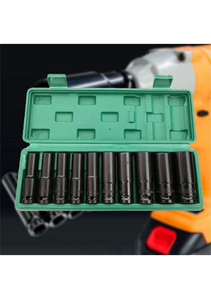 10 Adet 8-24MM 1/2 Elektrikli Anahtar Soket Başlı Pnömatik Soket Lityum Elektrikli Anahtar Altıgen Ağız Uzatılmış. (Yurt Dışından) fırsatları