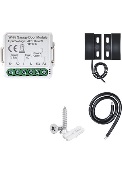 Tuya Akıllı Wifi Garaj Kapısı Açma Kontrol Cihazı Uygulaması Sesli Uzaktan Kumanda Alexa Google Home Assistant ile Çalışır (Yurt Dışından) fiyatları