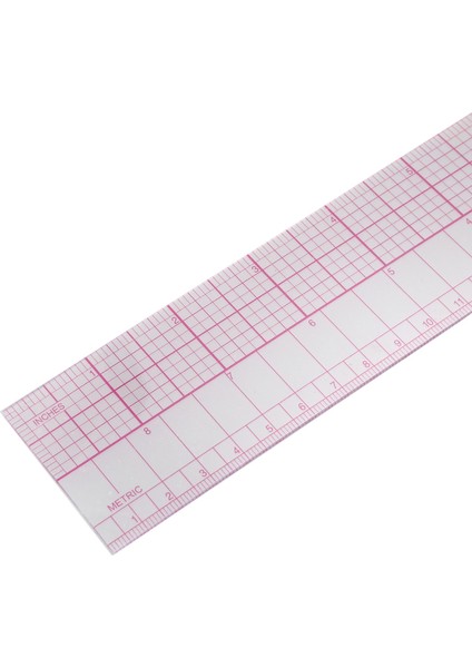 Çizim Aracı Kareler Açılar Paralel Çizgi Yumuşak Plastik Metrik Cetvel Şeffaf Pembe (Yurt Dışından) indirimleri
