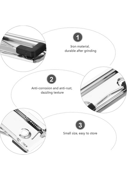 50 Adet Pano Klipsi Sert Pano Klipsi Pano Klipsi Kırtasiye Metal Klipsi Yaylı Klips Okul Klasörü (Yurt Dışından) indirimleri