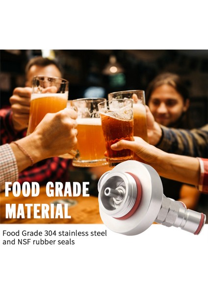 Mini Keg Spear Mini Growler Musluk Dağıtıcısı, 2l/3.6l/5l Ev Yapımı Biralar Için 12 Inç Hortumlu Alet Şarap Musluk Dağıtıcısı (Yurt Dışından)