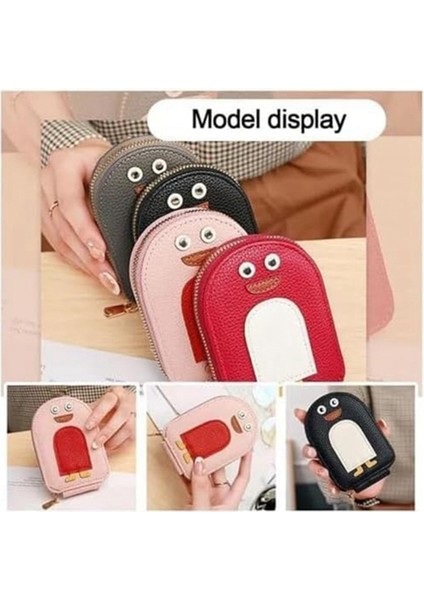 Sevimli Penguenler Pu Kredi Kartı Tutucu, Sevimli Penguenler Cüzdan, 11 Kart Yuvalı Gri Kadın Kredi Kartı Tutucu (Yurt Dışından) fırsatları