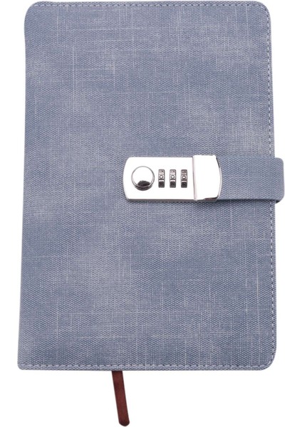 Şifreli Defter Kağıdı Kilitlenebilir Taşınabilir Kitap Pu Ajanda Kilidi Seyahat Günlüğü Haftalık Planlayıcı Okul Kırtasiyesi (Kot Mavisi) (Yurt Dışından) indirimleri