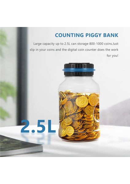 Dijital Para Sayacı Otomatik Para Sayma Kavanoz Tasarrufu Kuma (Yurt Dışından) modelleri