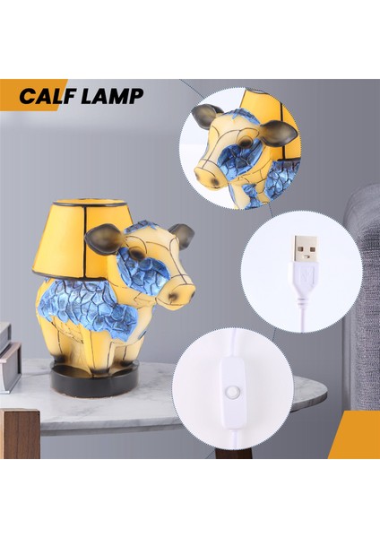 Inek Yatak Başı Lambası 3D Highlandinek Tasarım Hayvan Gece Lambası Inek Işığı Batı Masa Lambası Highlandinek Masa Lambası (Yurt Dışından) indirimleri