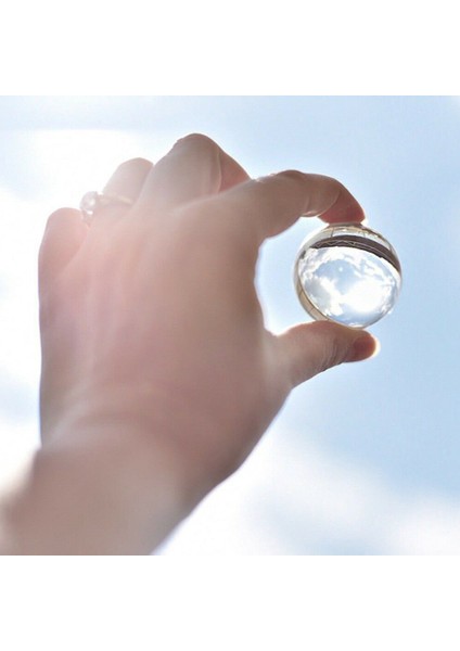 Şeffaf Renkli Cam Kristal Top Şifa Küresi Fotoğraf Sahne Topu Dekor 50 mm (Yurt Dışından) fırsatları