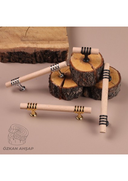 Siyah 160MM(16CM) Ahşap Kulp Lüks Country Mutfak Mobilya Dolap Çekmece Kulbu fırsatları