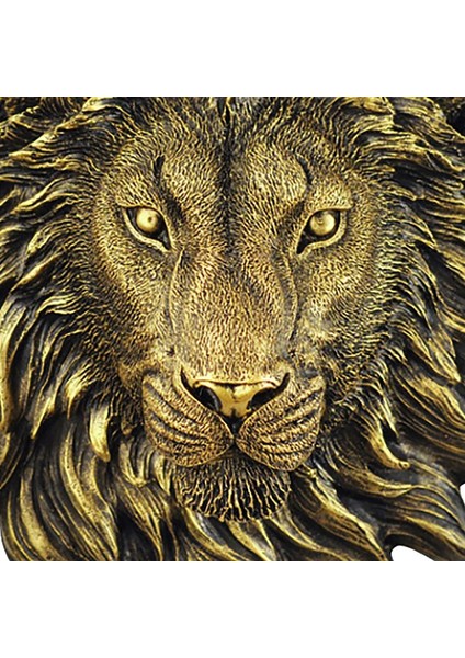 Adet Hayvan Kafası Duvar Dekor Aslan Duvar Dekor Duvar Heykeli Ev Dekor Yaratıcı Simülasyon Heykeli (Yurt Dışından) indirimleri