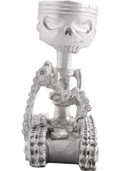 Reçine Oyma Heykel Süs Cosplay Cadılar Bayramı Piston Kafatası Yüz Heykel Heykelcik Sanat Masaüstü A (Yurt Dışından) modelleri