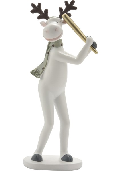 Iskandinav Tarzı Elk Süslemeleri Ev Oturma Odası Düğün Hediyeleri Modern Minimalist Reçine El Sanatları Odası Şarap Dolabı Dekorasyonu A (Yurt Dışından)