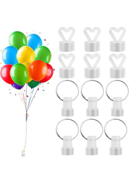 Helyum Için 16PCS Balon Ağırlığı, Balon Ağırlıkları, Helyum Balonları Için Balon Ağırlıkları, Düğün Için Plastik Set, Doğum Günü (Yurt Dışından) fiyatları