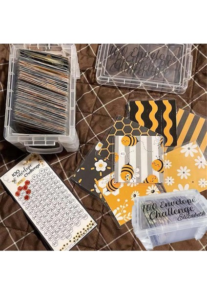 100 Zarf Para Tasarrufu Mücadelesi Bütçe Planlama El Kitabı Geri Ödeme Için Saklama Kutusu ile Ilerlemeyi Ustalaştırma (Yurt Dışından) modelleri