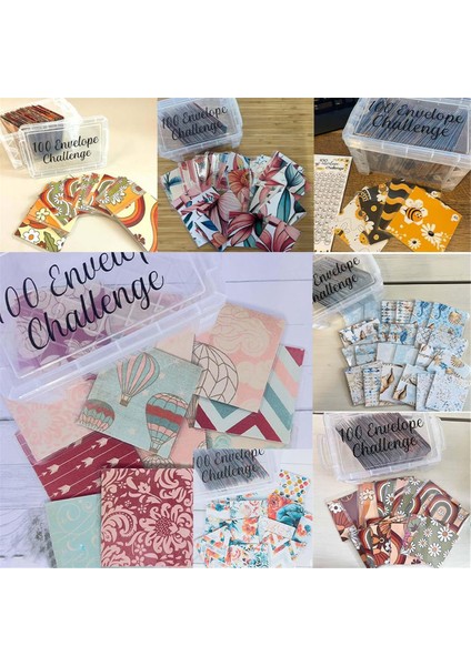 100 Zarf Para Tasarrufu Mücadelesi Bütçe Planlama El Kitabı Geri Ödeme Için Saklama Kutusu ile Ilerlemeyi Ustalaştırma (Yurt Dışından) indirimleri