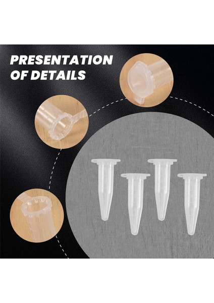 500 Adet Laboratuvar Şeffaf Beyaz Işaret Baskılı Plastik Santrifüj Tüpü 1.5ml (Yurt Dışından) indirimleri