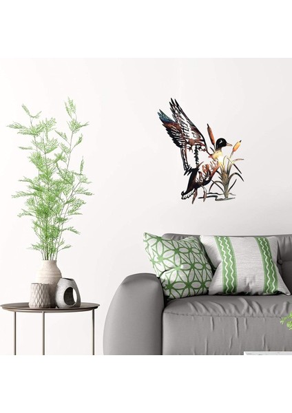 Bahçe Duvar Dekorasyonu Hayvan Metal El Sanatları Bahçe Siluetleri Ev Duvar Sanatı Süsü Bahçe Çit Dekoru Için Duvar Dekoru (Yurt Dışından) indirimleri