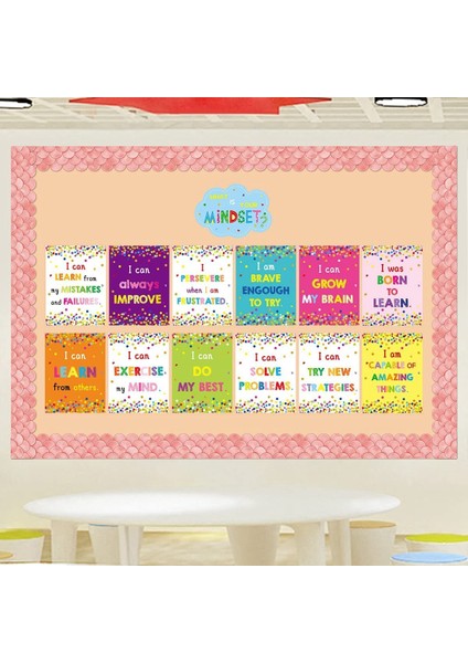20M Ombre Pembe Tarak Bülten Tahtası Sınırları Gökkuşağı Düz Sınırlar Sınıf Veya Ev Okul Dekorasyonu (Yurt Dışından) fiyatları