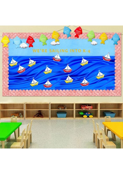 20M Ombre Pembe Tarak Bülten Tahtası Sınırları Gökkuşağı Düz Sınırlar Sınıf Veya Ev Okul Dekorasyonu (Yurt Dışından) modelleri