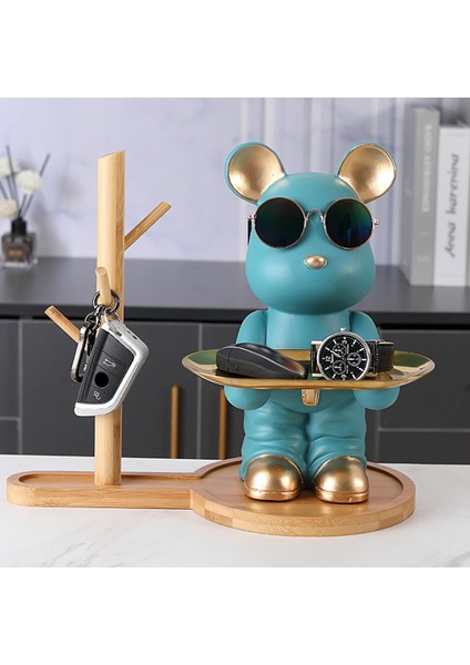 Iskandinav Yaratıcı Ayı Depolama Tepsisi Heykeli Ev Oturma Odası Dekorasyon Şeker Anahtar Disk Eve Taşınma Doğum Günü Hediyesi K (Yurt Dışından) modelleri